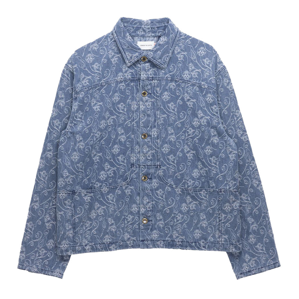 Honor The Gift Floral Utility Jacquard Jacket