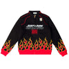 Just Don X Mitchell & Ness  NBA All Star Weekend Racing Jacket  Black  JK8026-ASGBLCK  35th Annual NBA All Star Capsule