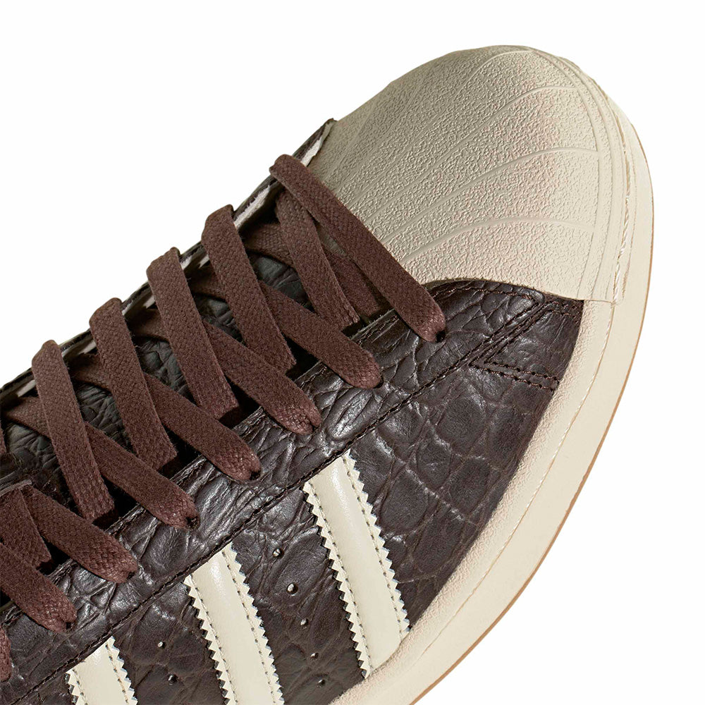 Adidas Superstar Vintage "Matte Croc" Aurora Coffee
