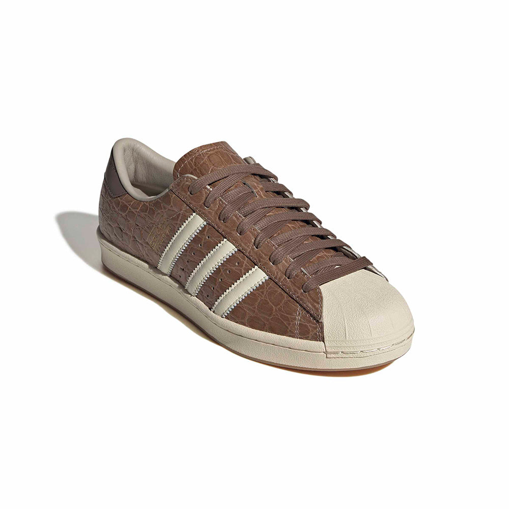 Adidas Superstar Vintage "Matte Croc" Chalk Brown