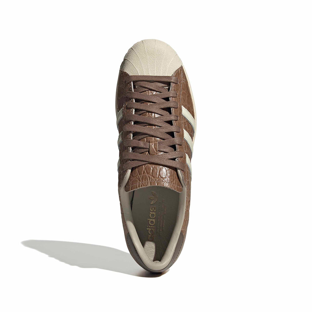 Adidas Superstar Vintage "Matte Croc" Chalk Brown