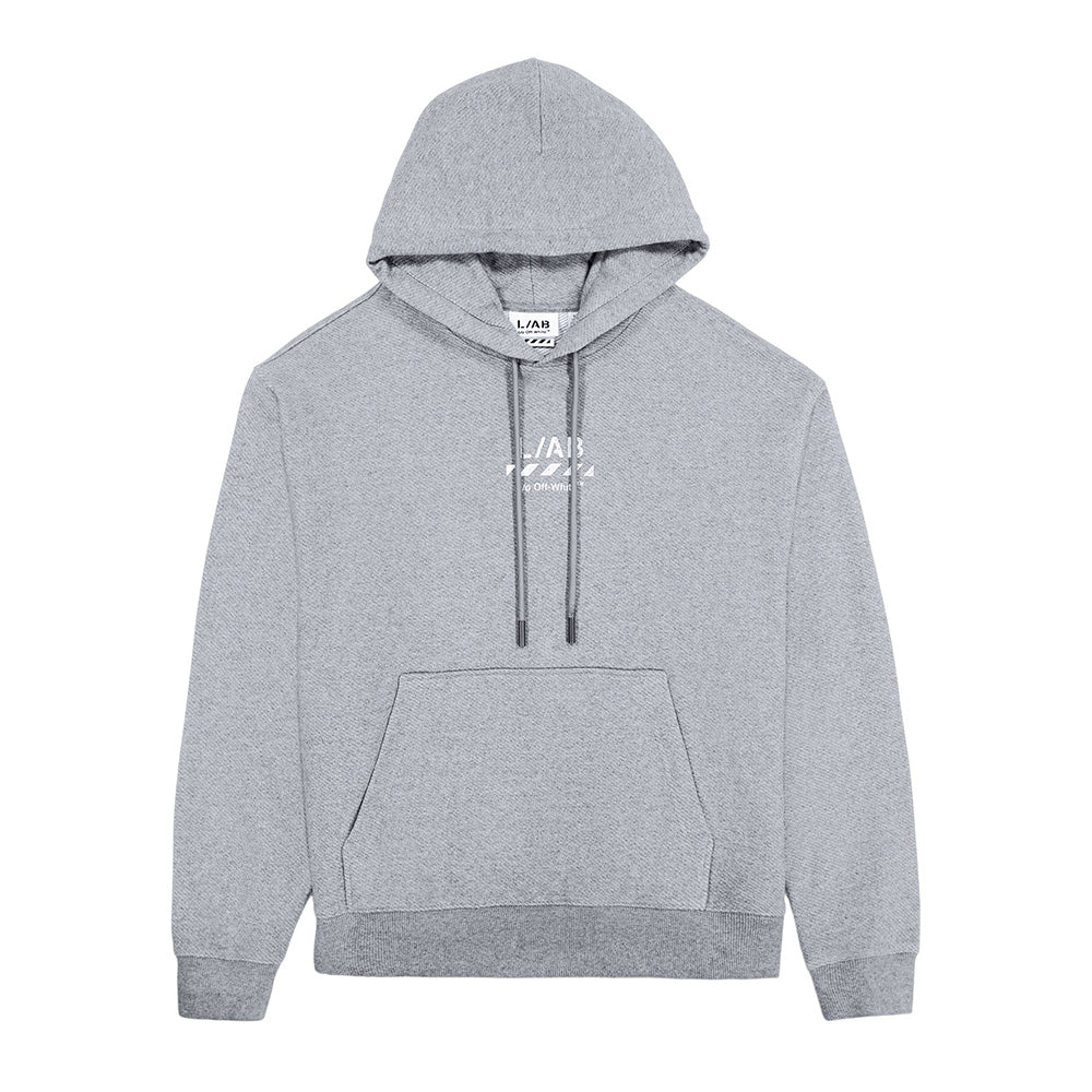 L/AB c/o Off-White Diag Pullover Hoodie