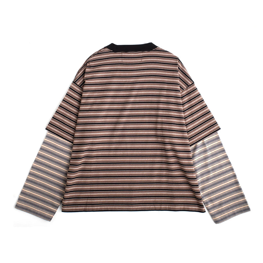 Jungles Skeleton Stripe LS Tee