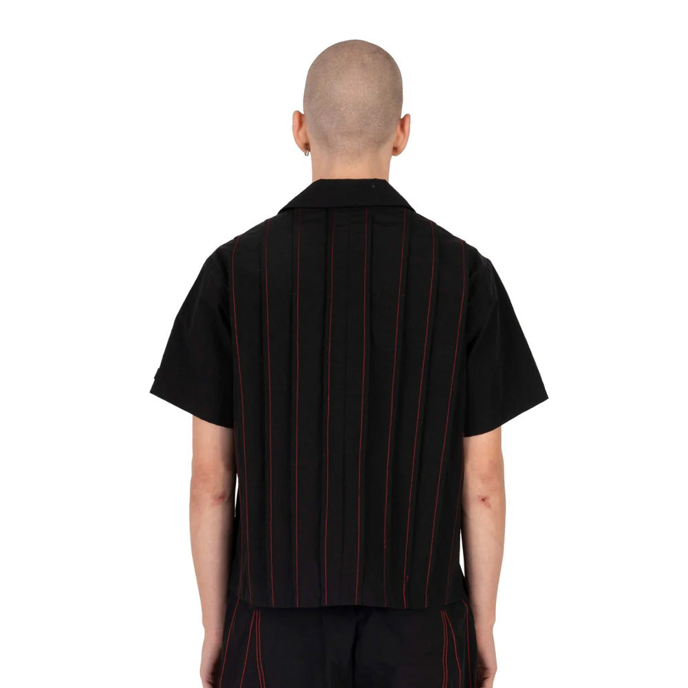 NASH Pleated Nylon Woven Shirt