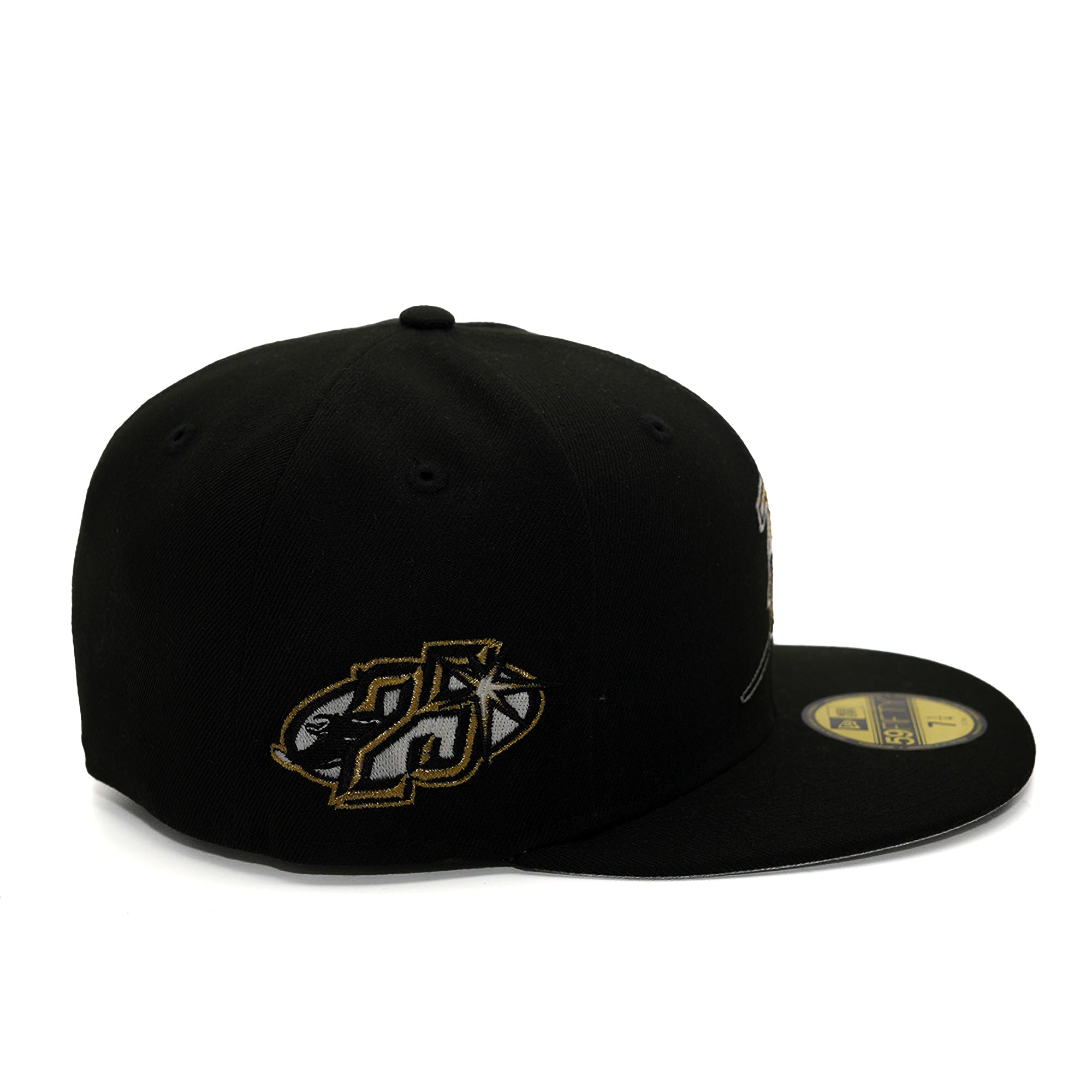 New Era 5950 Tampa Bay Rays "25 Seasons" Metallic Gold Fitted - FRSH Exclusive