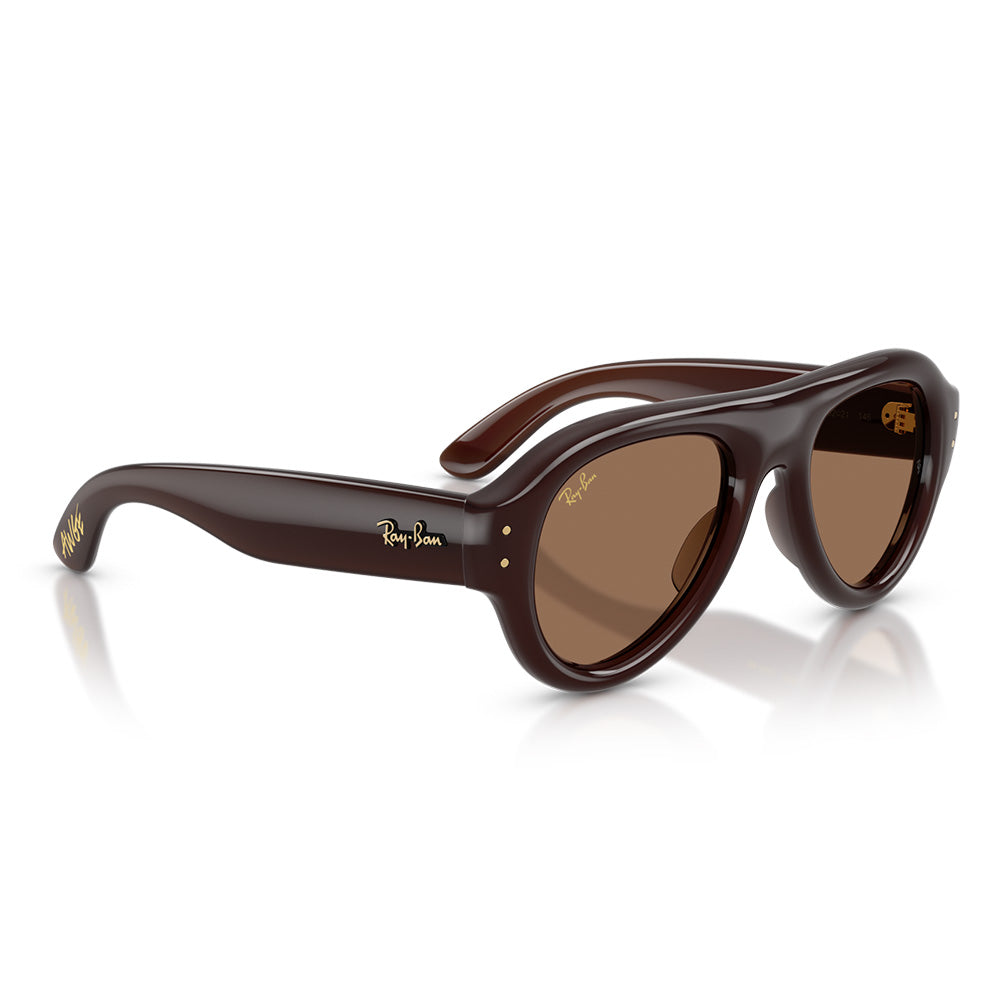 A$AP Rocky x Ray-Ban Aviator Puffer - Transparent Brown/Dark Down Lense
