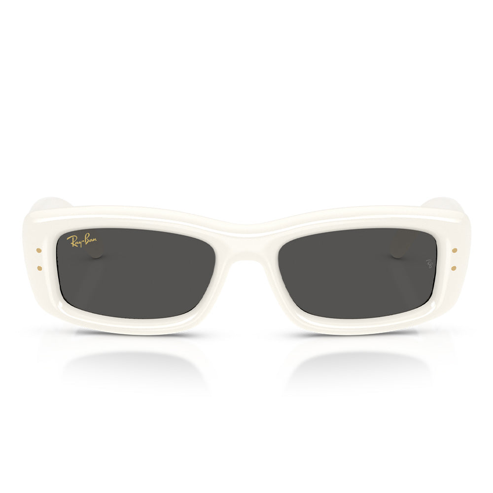 A$AP Rocky x Ray-Ban KILIANE Puffer - Full Cream/Dark Grey Lense