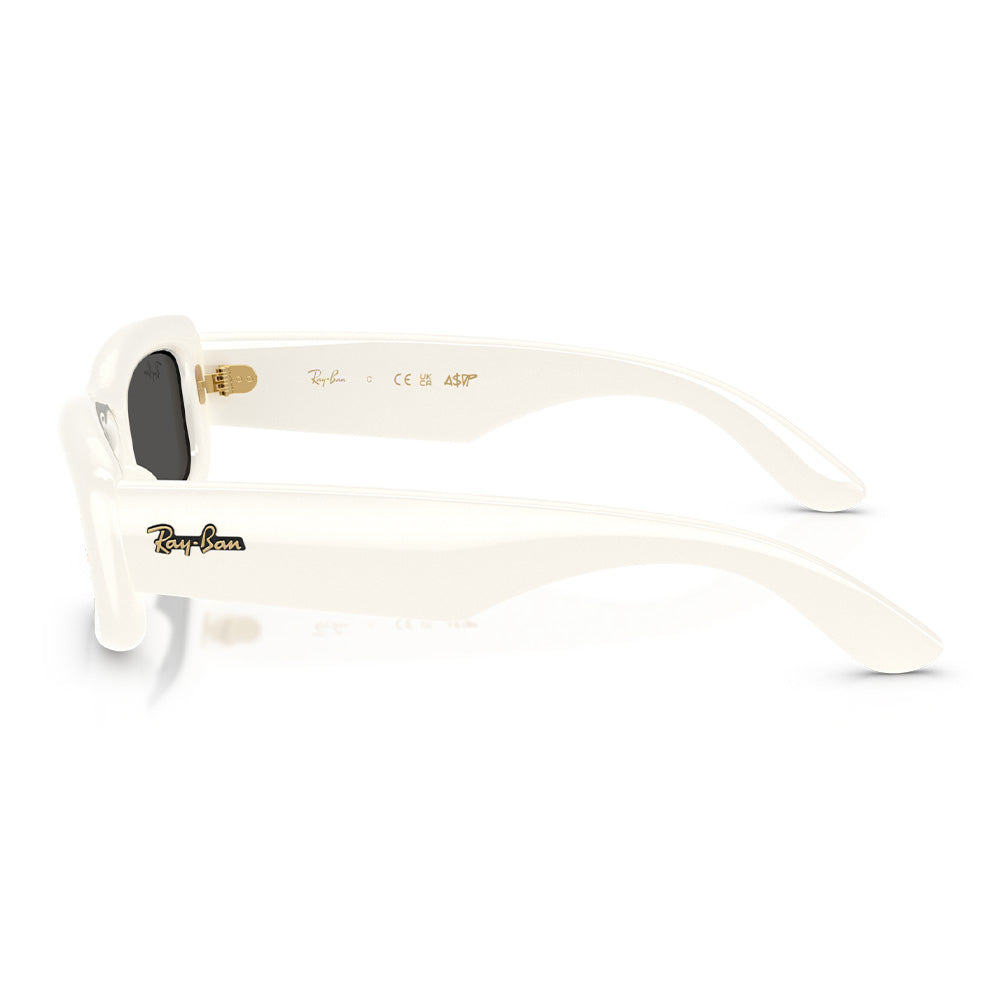 A$AP Rocky x Ray-Ban KILIANE Puffer - Full Cream/Dark Grey Lense