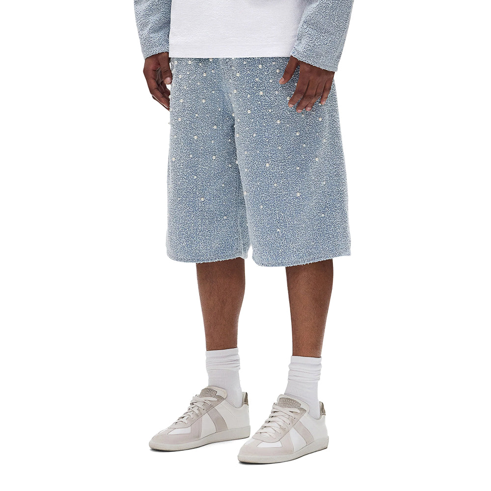 Purple Textured Pearl Short - Long