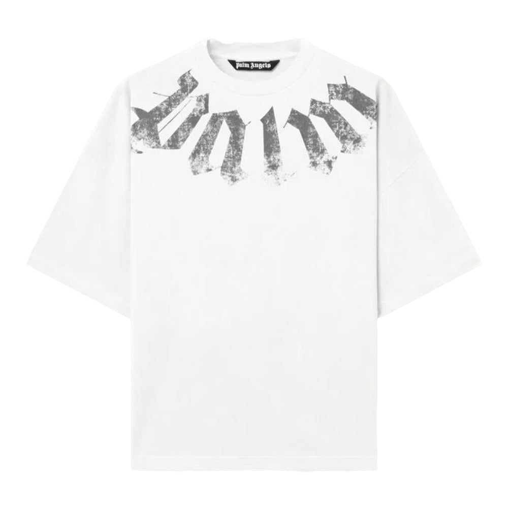 Palm Angels Big Neck Logo - Off White