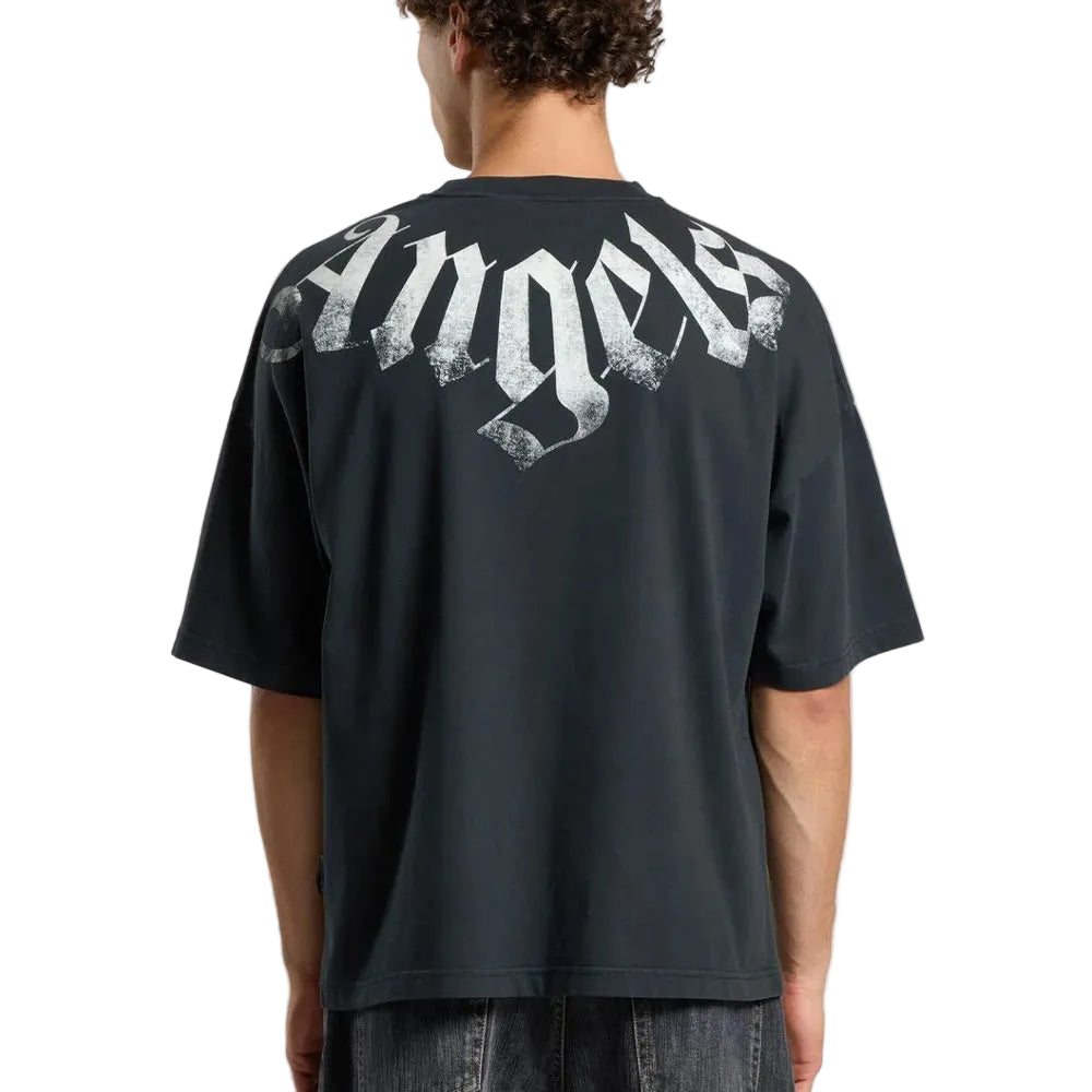 Palm Angels Big Neck Logo - Black
