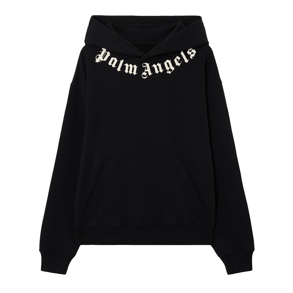 Palm Angels Neck Logo Pullover Hoodie
