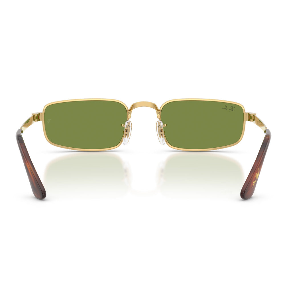A$AP Rocky X Ray-Ban "Bold Metals" Polished Arista Gold with Green Lens