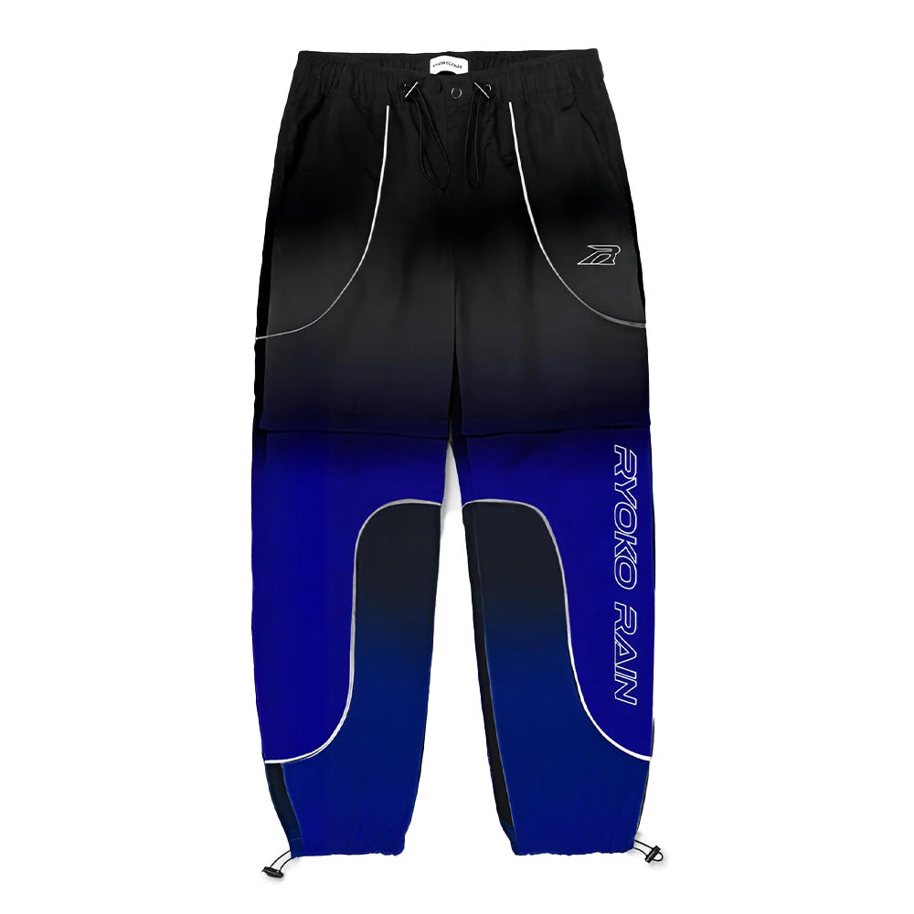 Ryoko Rain Navy Blue Convertible Gradient Track Pants