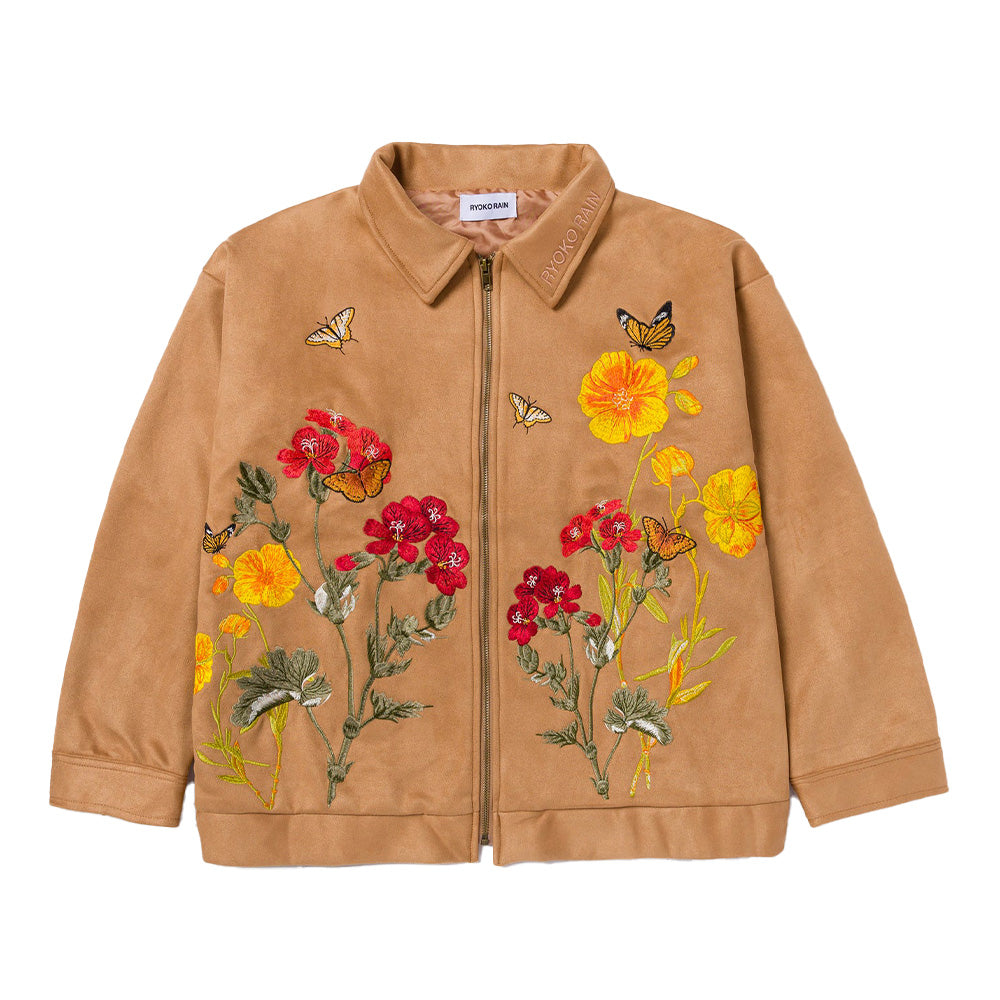 Ryoko Rain Monarch Clay Suede Work Jacket