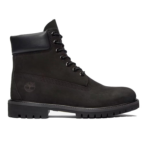 Timberland Premium 6-inch Lace Up Black Nubuck