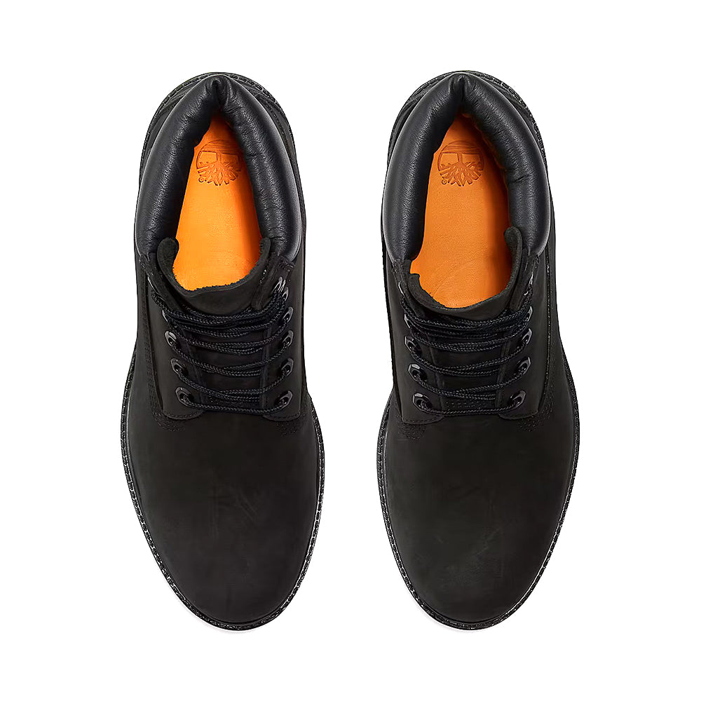 Timberland Premium 6-inch Lace Up Black Nubuck