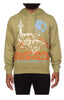 Billionaire Boys Club  Hunt For The Moon Pullover Hoodie  Mosstone  841-1303