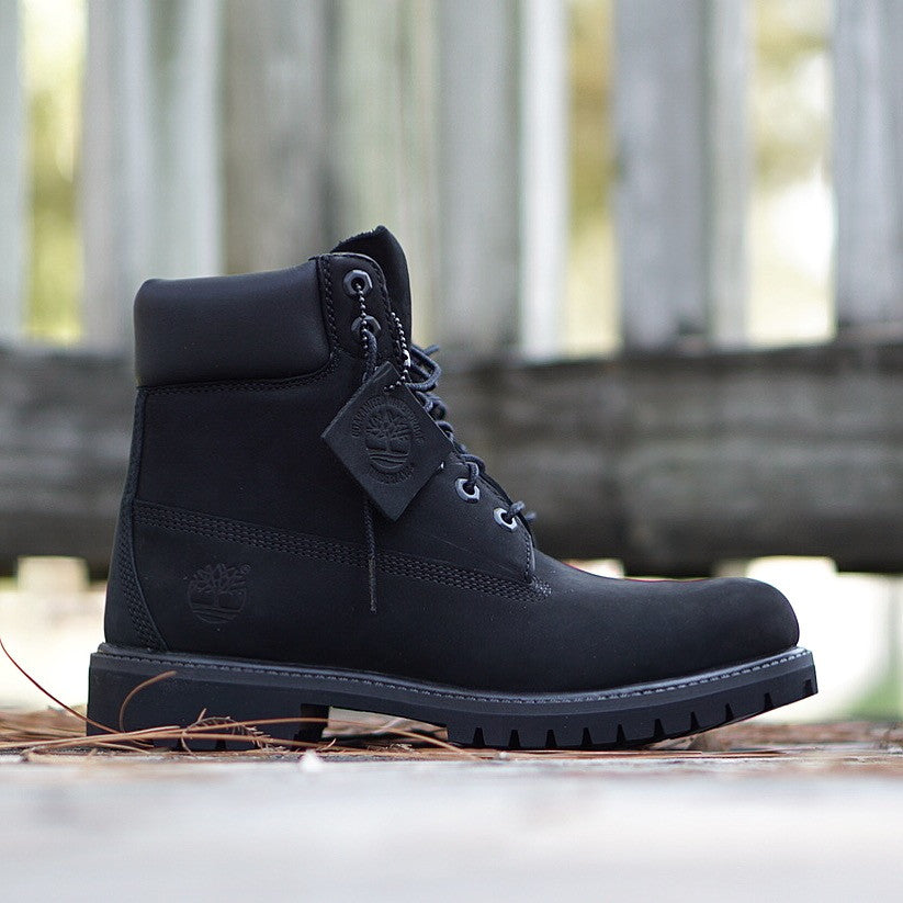 Timberland 6" PRM "Triple Black" Nubuck